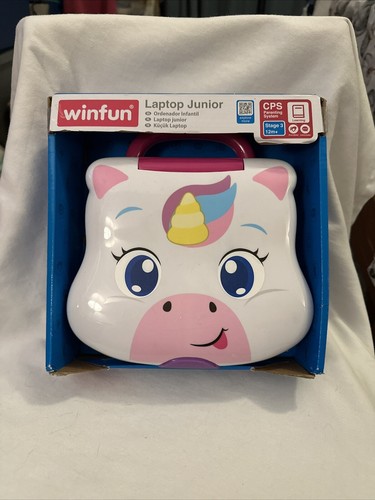 Unicorn character laptop with